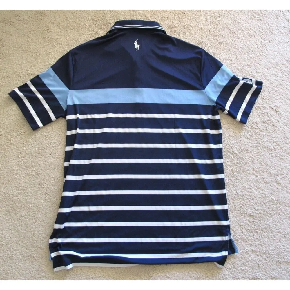 Polo Ralph Lauren Short Sleeve Performance Polo Shirt Men's XL‎ PGA Logo Stretch